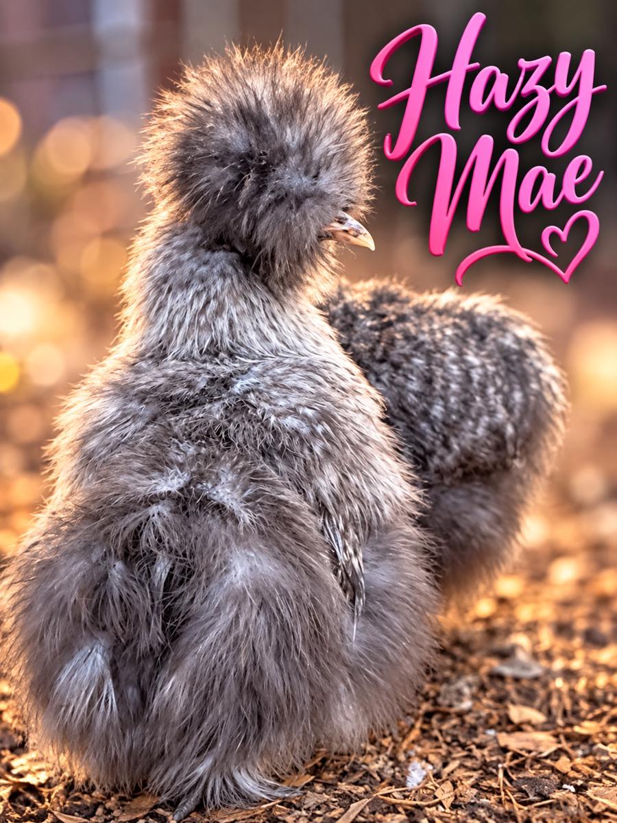 Hazy Mae, Silkie hen