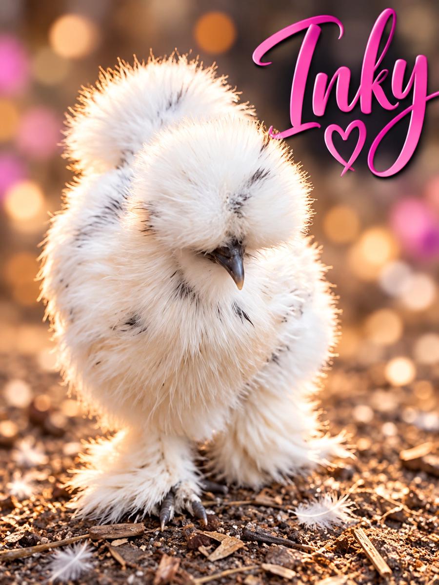 Inky, Silkie hen